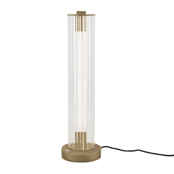 Gabinetowa lampka stołowa Merezi G 2006 LED 15W 3000K mosiądz patyna