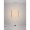 Geometryczna lampa wisząca ROVILLA LE45487 LED 32W 3000K czarna