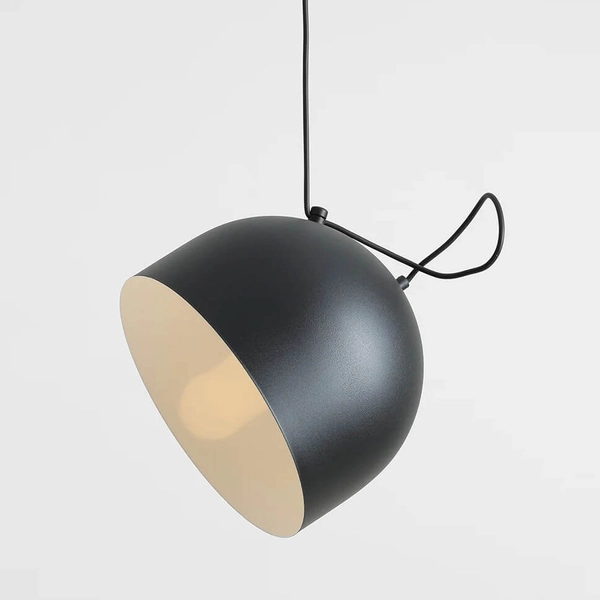 Lampa loftowa wisząca salonowa Noor 1122F1 Aldex nad stół czarna