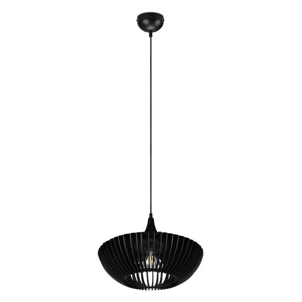 Wisząca lampa drewniana COLINO 315900132 nad stół czarny
