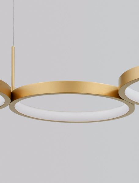 Lampa wisząca ringi GARCIA LE42828 Luces Exclusivas do salonu LED 41W 3000K złota