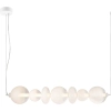 Wisząca lampa do sypialni DAPHNE ML0864 LED 40W 3000K biała złota