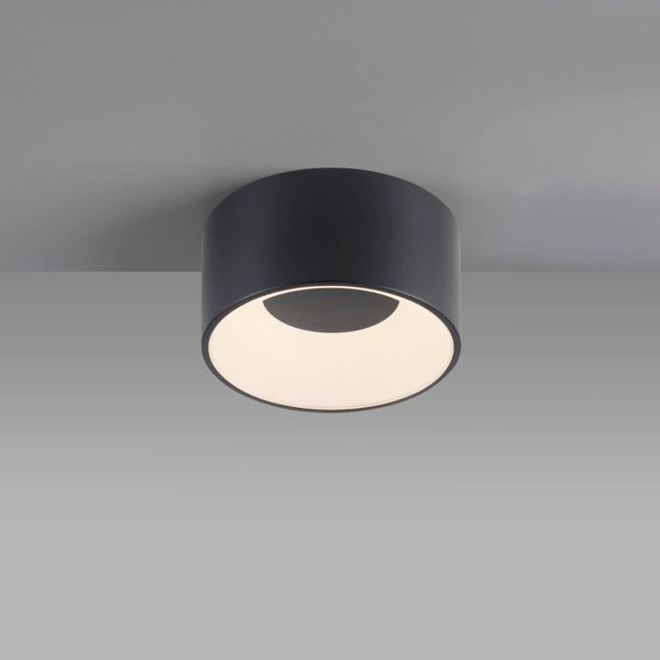 Lampa nasufitowa Tanika 14325-18 Just Light LED 13W 3000K krążek czarna OUTLET