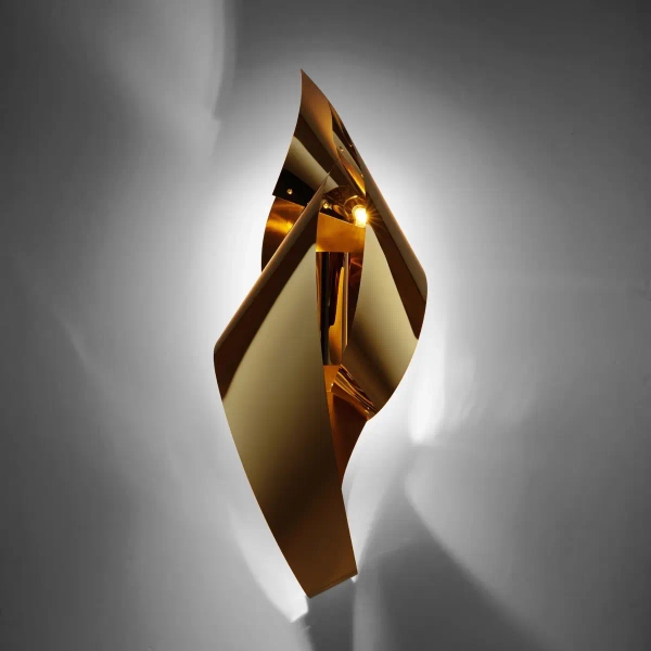 Dekoracyjny kinkiet ścienny Axel ST-0813MAR Step LED 20W złoty