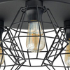 Lampa sufitowa druciana Diamond 6205 TK Lighting loftowa klatka czarna