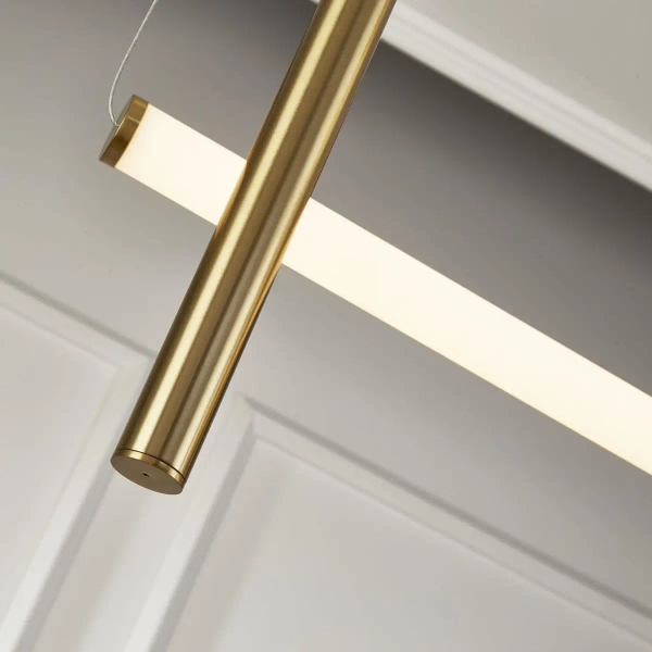 Designerska lampa podwieszana O-line ST-1691S-4 Step LED 128W 3000K mosiądz
