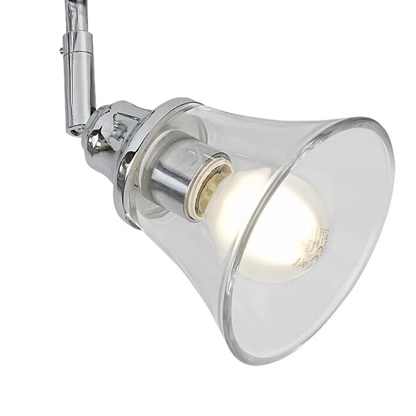 Ścienna lampa łazienkowa Antoine regulowane reflektorki chrom