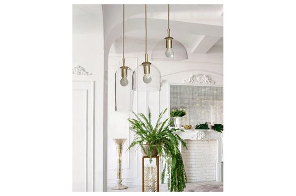 Kaskadowa lampa wisząca AZ3338 BLANCA 3 Azzardo glass brązowa