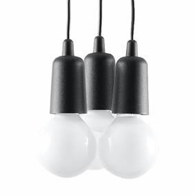 LAMPA wisząca SL.0573 industrialna OPRAWKA zwis pająk czarna