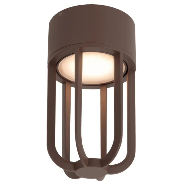 Tarasowa lampa sufitowa Wells 33807/08/97 LED 8W 2700K IP54 brązowy