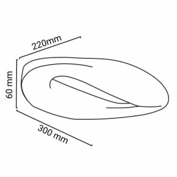 Lampa na ścianę Prima ABR-KENZO9W Abruzzo do salonu LED 9W 3000K biały