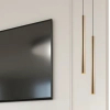 Wisząca lampa AKADI 8883 metalowa sopel zwis tuba czarna złota OUTLET