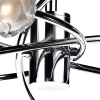 Industrialny plafon sufitowy kule SEATTLE satynowy chrom metalowy szklany 8p G9 SEA0850