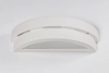 Kinkiet LAMPA ścienna SL.0002 półokrągła OPRAWA ceramiczna przyścienna biała