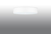 LAMPA sufitowa SL.0809 okrągła OPRAWA plafon abażurowy biały