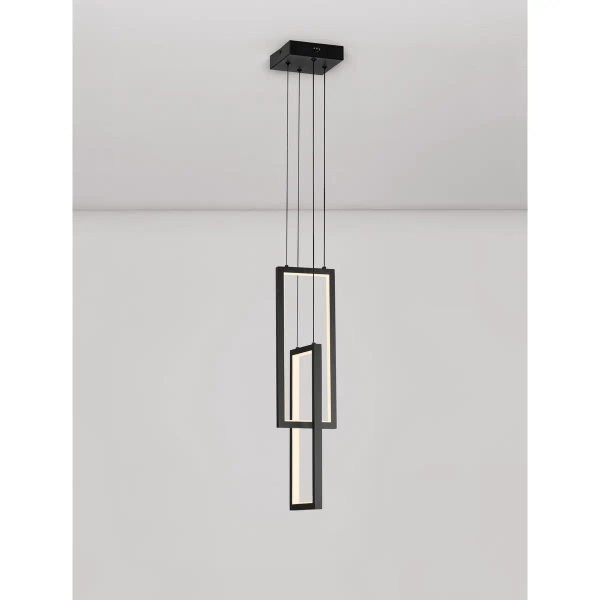 Metalowa lampa wisząca ANZELIO LE45475 LED 37W 3200K czarna