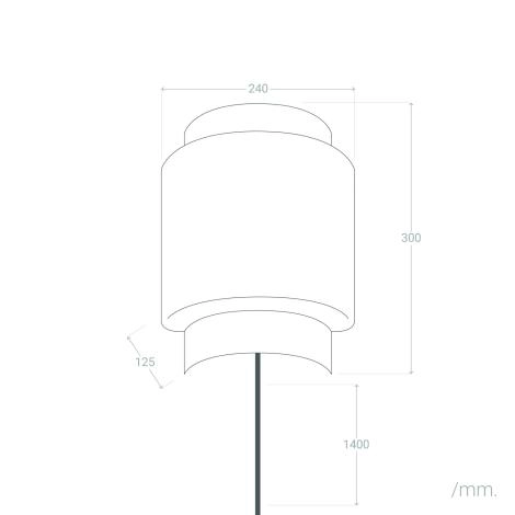 Ścienny kinkiet Boho ABR-KL-BH-E27 Abruzzo wtyczka ratan brązowy