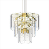Lampa wisząca szkło Nira MD3523-14L-EGN Zumaline przezroczysty złoty