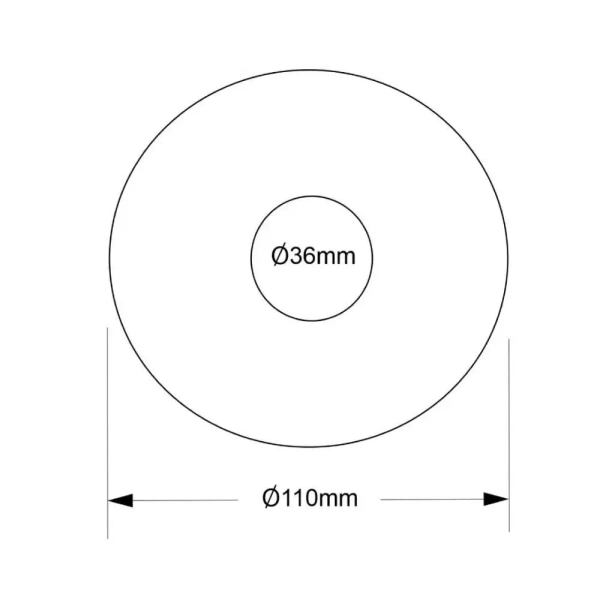 Akcesorium do lampy sufitowej Ufo OR81855 pierścień okrągły złoty