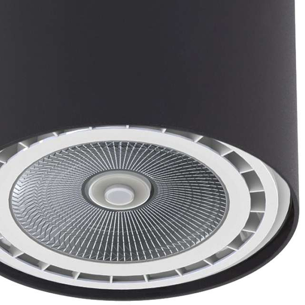 Okrągła LAMPA sufitowa BIT 9486 Nowodvorski metalowa downlight tuba grafitowa