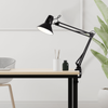 Regulowana lampa biurkowa WORKER 325150 przykręcana czarna