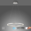 Zwisająca lampa RITUS 15394-95 Just Light LED 31,5W 3000K do salonu srebrna