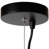 Loftowa LAMPA wisząca LEANNE  21421/06/30 Lucide metalowa OPRAWA zwis czarny