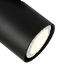 Sufitowa LAMPA plafon LUMSI SPL-2071-1-MC-BL Italux regulowana OPRAWA metalowy reflektorek czarny