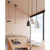 Kuchenna lampa wisząca dysk TENTOR AZ3098+AZ3099 LED 7W 3000K czarny biały