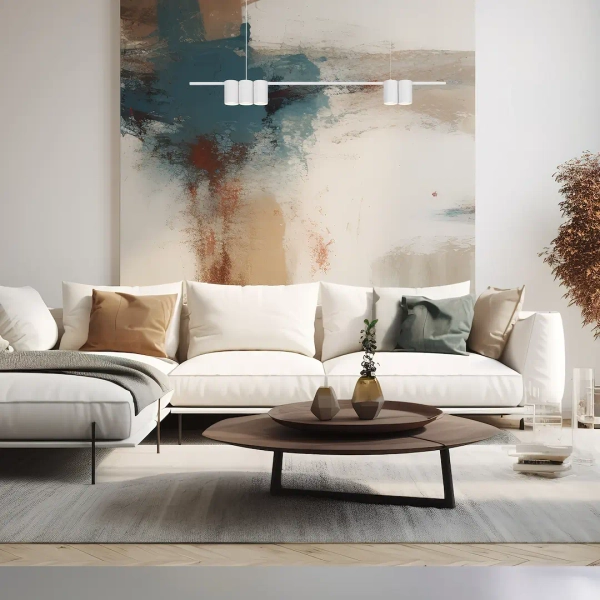 Podłużna lampa wisząca GENESIS ML0368 nad stół tubki białe