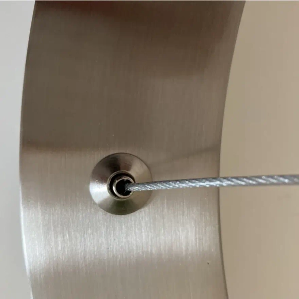 Wisząca lampa pierścieniowa Circle ST-8848-60+80+100 nickel Step LED ringi nikiel