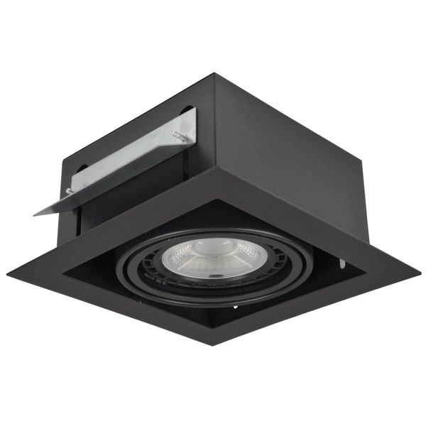 Lampa wpustowa Nova AZ2869 ruchoma do sypialni czarna