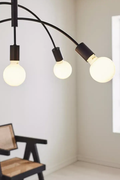 Wisząca lampa industrialna Crux czarny zwis do jadalni