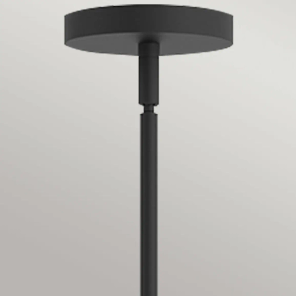 Potrójna wisząca lampa Remyck ALM-REMYCK3-BK stożki czarny