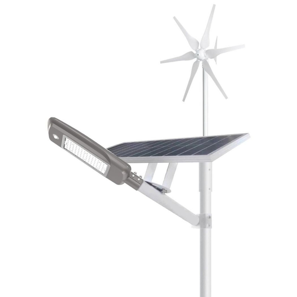 Hybrydowa latarnia uliczna Windsun WS-G06-60W+FA1M+SO4M Greenie LED 60W IP66 biała