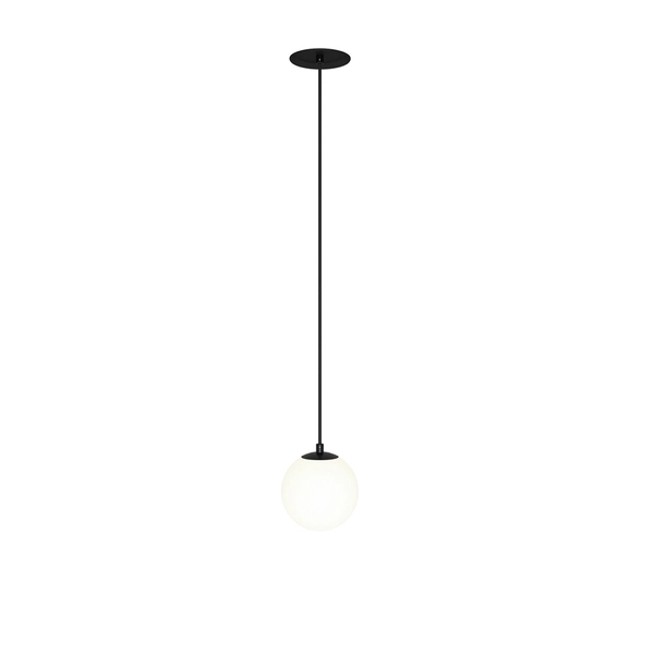 Zwisowa lampa ball Luna P039PL-5W4K-10INS-B Maytoni LED 5W 4000K biała czarna