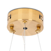 Kryształowa lampa wisząca Allisia MSE010100352 Moosee LED 43W 3000K złota