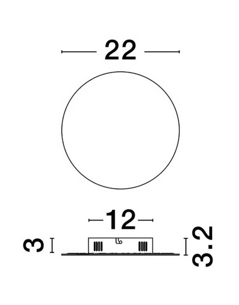 Ścienna lampa metalowa Chica do gabinetu LED 12W 3000K czarna