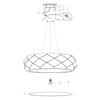 Złota wisząca lampa Reus LP-8069/1P GD Light Prestige okrągła glamour
