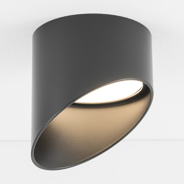Lampa z klipsem sufitowa Hvar 10487 Nowodvorski punktowa skośna czarna