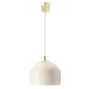 Wisząca lampa kopuła PONTE biała 31-48035 1xE27 do salonu szklana