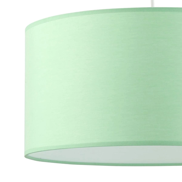 Okrągła lampa wisząca dziecięca Rondo 3233 TK Lighting tkanina miętowa