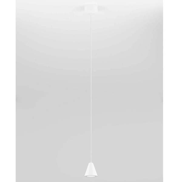 Stożkowa lampa wisząca ACHOCALLA LE44760 LED 5W 3000K biała