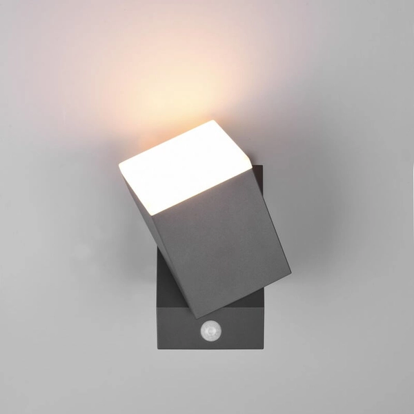 Zewnętrzny kinkiet ścienny AVON 270669142 LED 7W 3000K IP54 antracyt