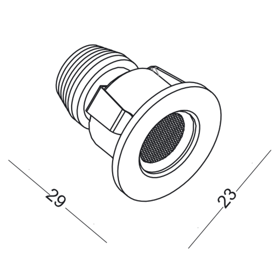 Sufitowa lampa oczko POINT 2880A1302 LED 1W 6000K wpust biały