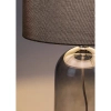Stołowa lampa do salonu Luxin 74048 szklana dymiona tuba szary