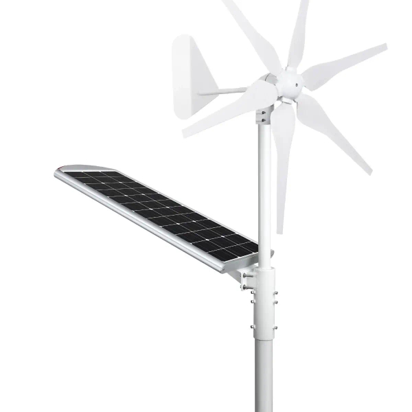 Hybrydowa lampa uliczna Windsun  Greenie WS-70W LED 70W CCT IP65 szary
