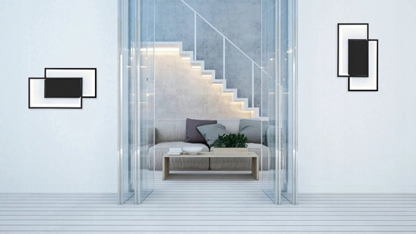 Dekoracyjna lampa sufitowa 144 Domeno LED 48W 3000K-6000K czarna