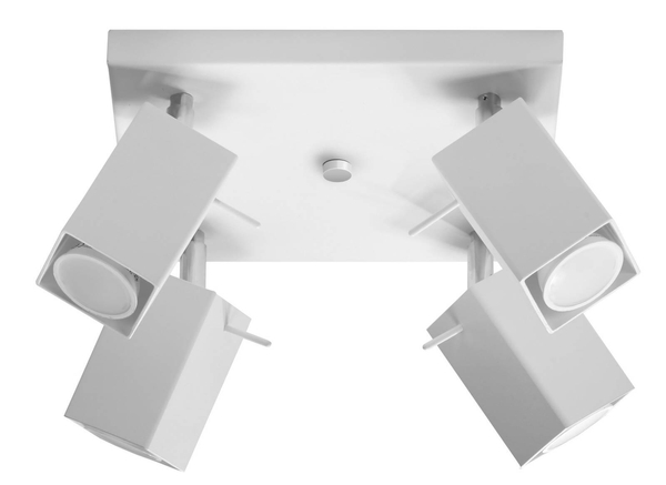 Plafon LAMPA sufitowa SL.0098 metalowa OPRAWA reflektorki białe
