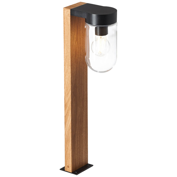 Zewnętrzna lampa stojąca Cabar 96373/76 IP44 słupek drewniany